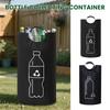 Large Capacity Folding Storage Bag with  Handle Laundry Bin Empty Bottle Storage Basket  Storage
