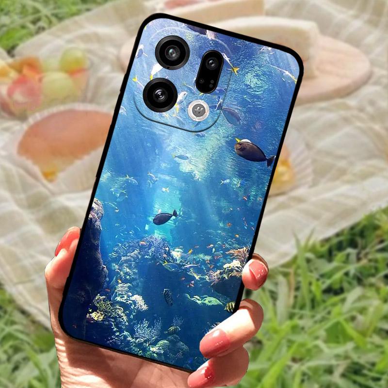 Чехол для OPPO Find X9 Pro FindX9 Силиконовый Мягкий TPU Чехол для Телефона для OPPO Find X9Pro X 9 Чехол Бампер Противоударный Funda Coque PLJ110