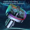 Светодиодная подсветка, Bluetooth-совместимый FM-передатчик, автомобильный Mp3-плеер Tf/u, автомобильный комплект, двойной USB