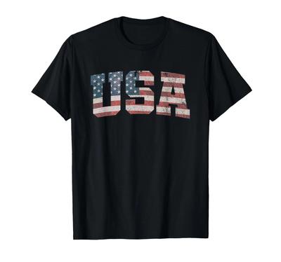 США Флаг США Патриотическая футболка к 4 июля Америка