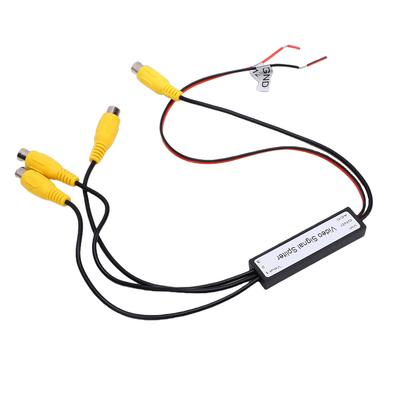 Интеллектуальный видеопереключатель 1 вход 3 выхода Plug and Play Автомобильный видеопереключатель-конвертер для внедорожников, грузовиков, ЖК-DVD-плееров