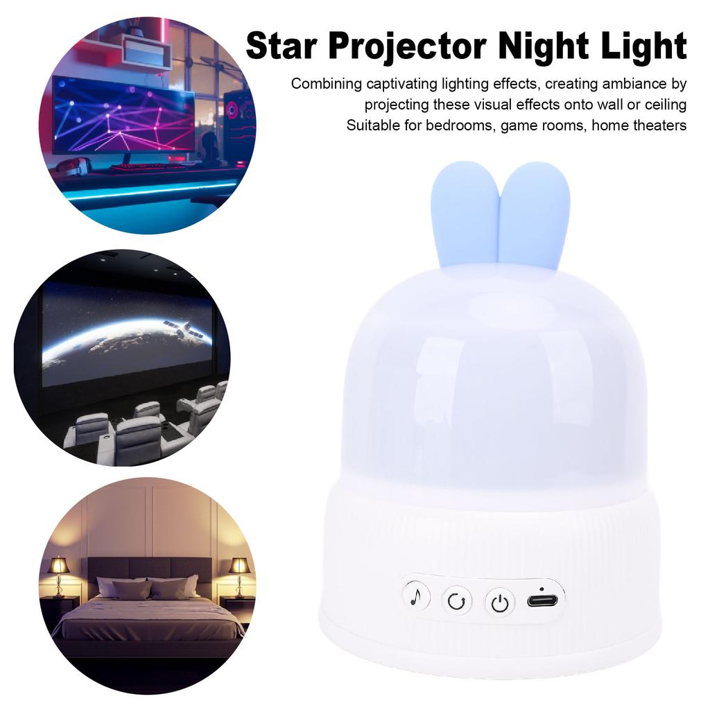 Звездный проекционный светильник 5 В с питанием от USB, динамический вращающийся звездный проектор, ночник для спальни