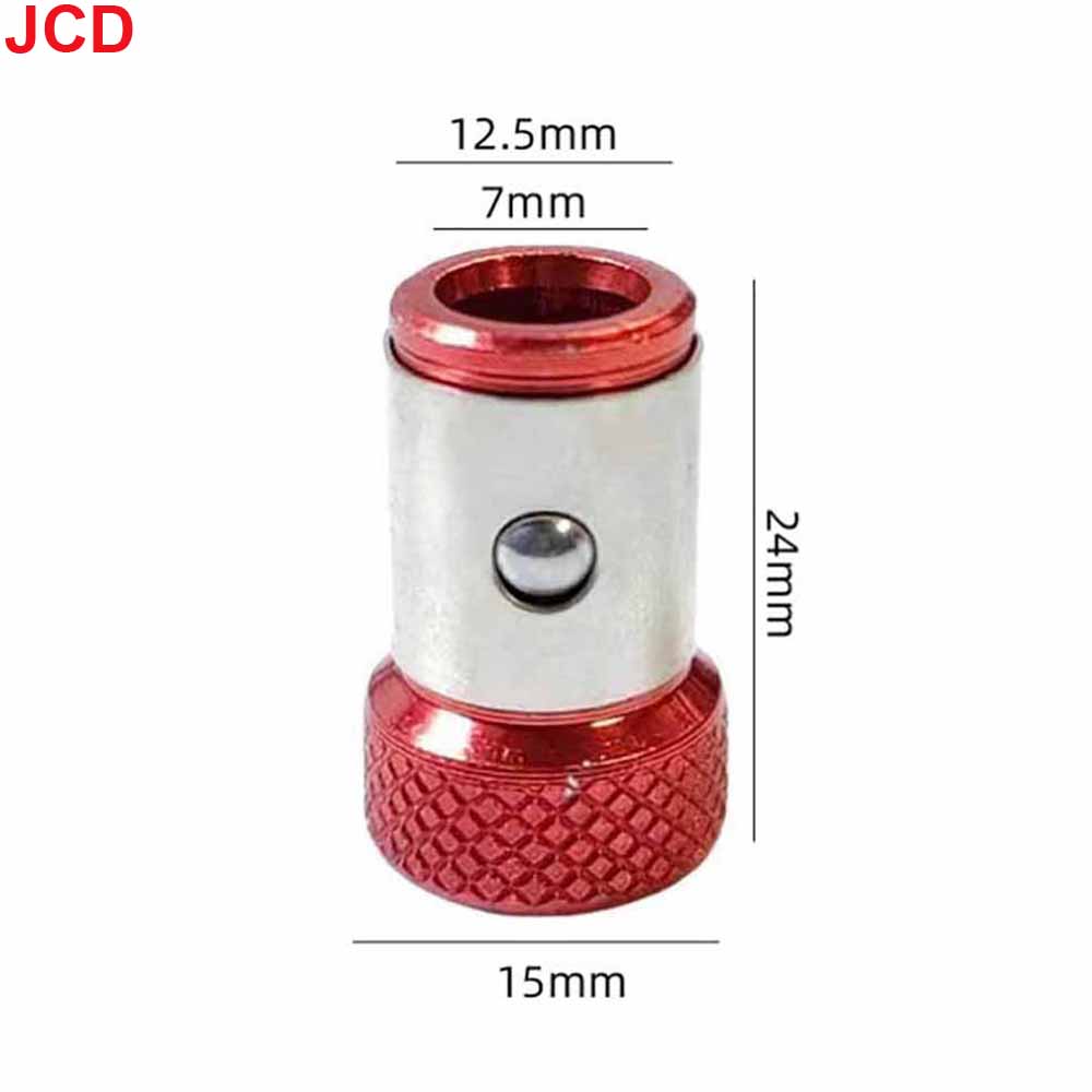 JCD 1pcs Magnetic Bit Holder Alloy Electric Magnetic Ring Screwdriver Bit Head Strong Non-slip Magnet Ring Bit Magnetizer