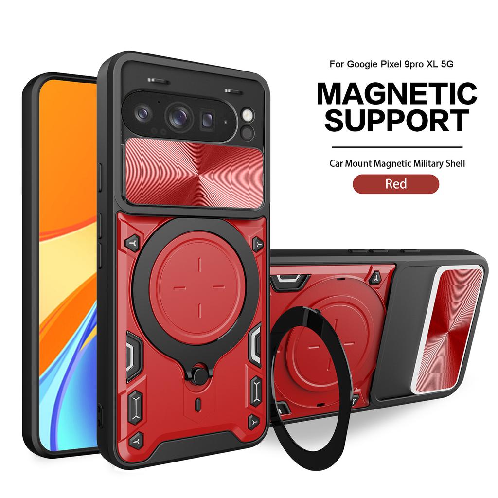 Применимо к Google Pixel9Pro Jiashang магнитный чехол для мобильного телефона Pixel8 невидимая подставка противоударный защитный чехол