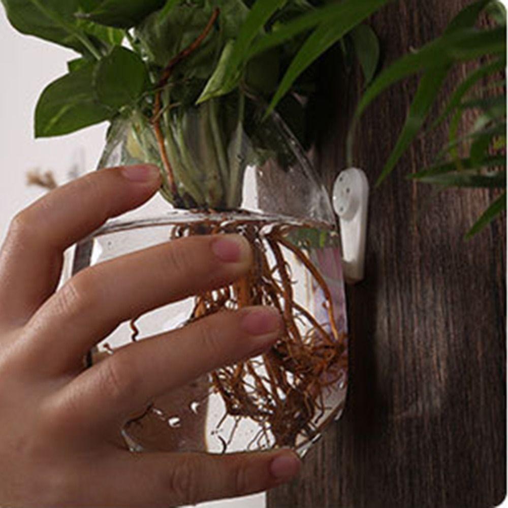 Vintage Wall Mount Glass Vase Creative Plant Flower Pots Aquarium Hydroponic Container Hotel
