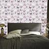 Wallpaper Butterflies Roses Flowers and Nature for Living Room and Bedroom 50x1000