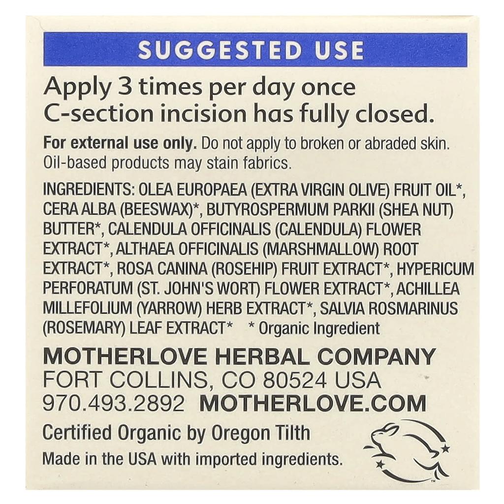 Послеродовой крем после кесарева сечения, 29,5 мл (1 жидкая унция)