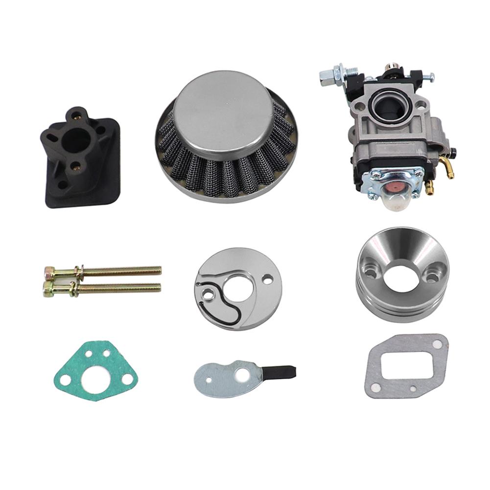 15mm 40-5 Brush Cutter Carburetor Kit Air Filter Adapter Plate Set Fit For 2 Stroke 43cc 47cc 49cc Gas Grass Trimmer Parts Fuel Filters5