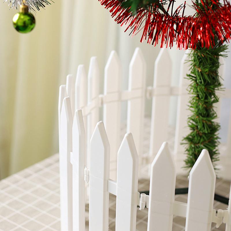 5/10 шт. модный рождественский забор своими руками, белый штакетник, пояс для рождественской елки, садовый забор, домашний декор, окантовка двора