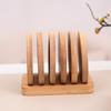 Bamboo Coasters Anti-Slip Heat Resistant Cup Mat Eco-Friendly Tea Coffee Pad Placemats for Home Kitchen Restaurant Bar Office