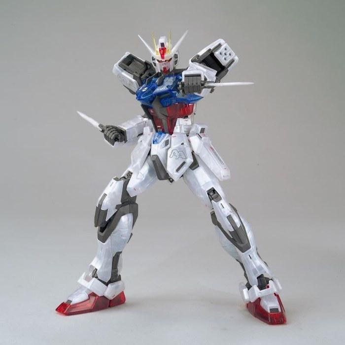 MG 1/100 Gundam Base Limited Aile Strike Gundam Ver.RM [Clear Color] Mobile Suit Gundam SEED White, Blue, Yellow, Red One Size