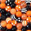 50 шт. Акриловые бусины смешанного стиля на Хэллоуин, 20 мм, крупные и красочные для бисероплетения своими руками