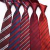 Business Dress Suit Tie Men'S Polyester Red Wedding Tie
