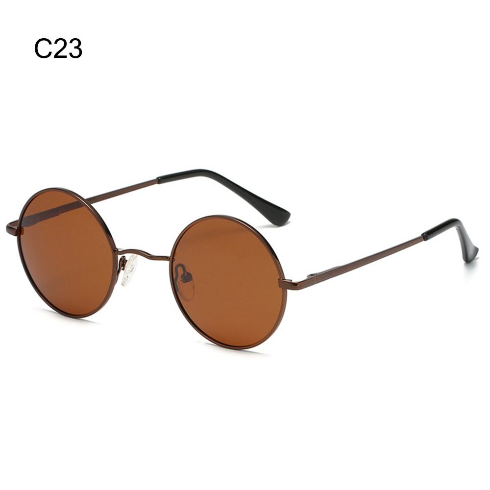 Поляризованные маленькие круглые солнцезащитные очки Металлические очки Ретро Панк Шейды для мужчин и женщин