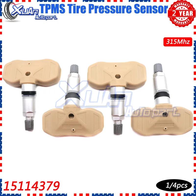 XUAN TPMS Tire Pressure Sensor 15114379 For Chevrolet Tahoe Suburban Avalanche GMC Sierra Yukon Cadillac 2005 2006 315Mhz