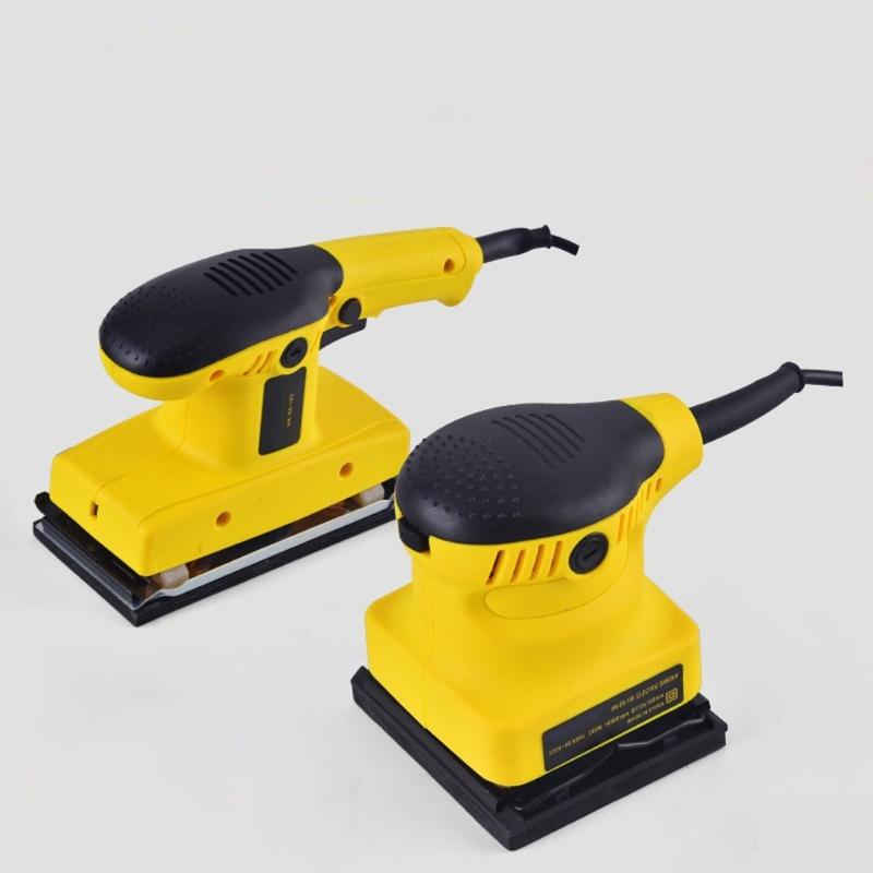 Electric Random Orbital Sander Rectangular Powerful Low Vibrations 11000RPM For Woodworking Polishing Carpentry