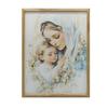 Mother With Child - Picture of the Virgin Mary with Child Mother With Child - Picture of the Virgin Mary with Child, 30X40 Cm, Gold Aluminum Frame, Pa