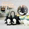 Cute Penguin Shape Boiled Egg Holder Kitchen Refrigerator Eggs Storage Rack