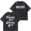 Rapper Danny Ocean Fashion Tour Print Vintage Washed Tees Unisex Women Aesthetic Trendy TShirt Loose Casual Hiphop Tshirts