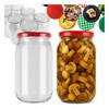 8x Jar 815ml for HONEY JAM MUSHROOMS CUCUMBERS glass jars + lid Ø 82