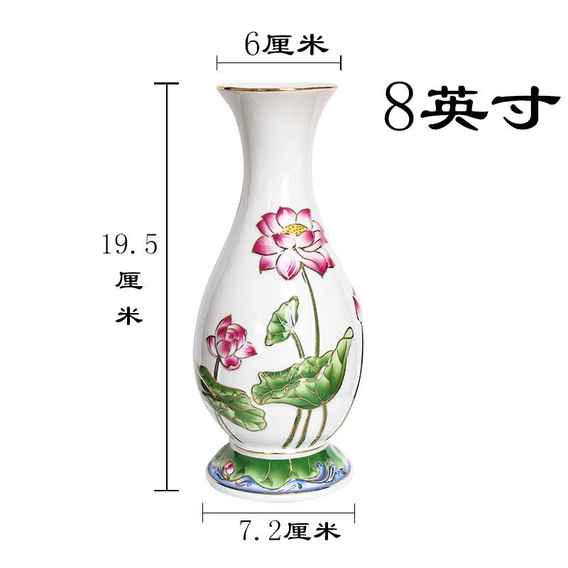 1шт керамическая позолоченная водный лотос сидение Гуаньинь бутылка для очистки воды буддийский храм алтарь ваза для цветов