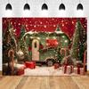 Рождественский вечер украшение фон ткань автомобиль Рождественская елка подвесная ткань гостиная спальня комната украшение дома
