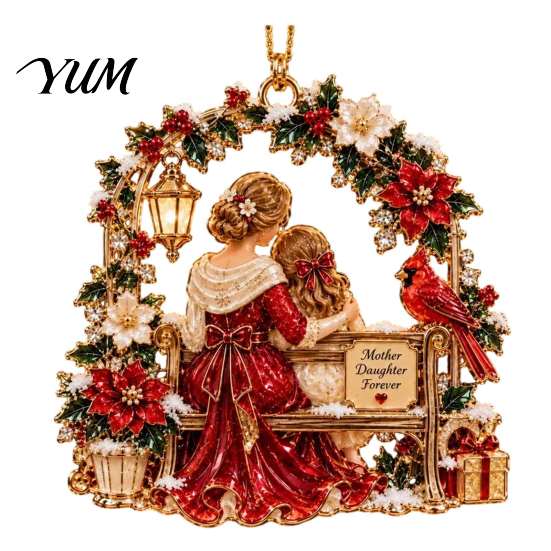 Home Party Wall Hanging Acrylic Christmas Tree Pendant, Decorative Ornament, Exquisite Xmas Pendant Decorations for Garden Fireplace Holiday Supplies