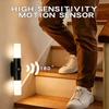 Rechargeable Motion Sensor Wall Light, Dimmable 3‑Color & RGB Wireless Sconce Lamp for Staircase Closet Bathroom Hallway Cabinet
