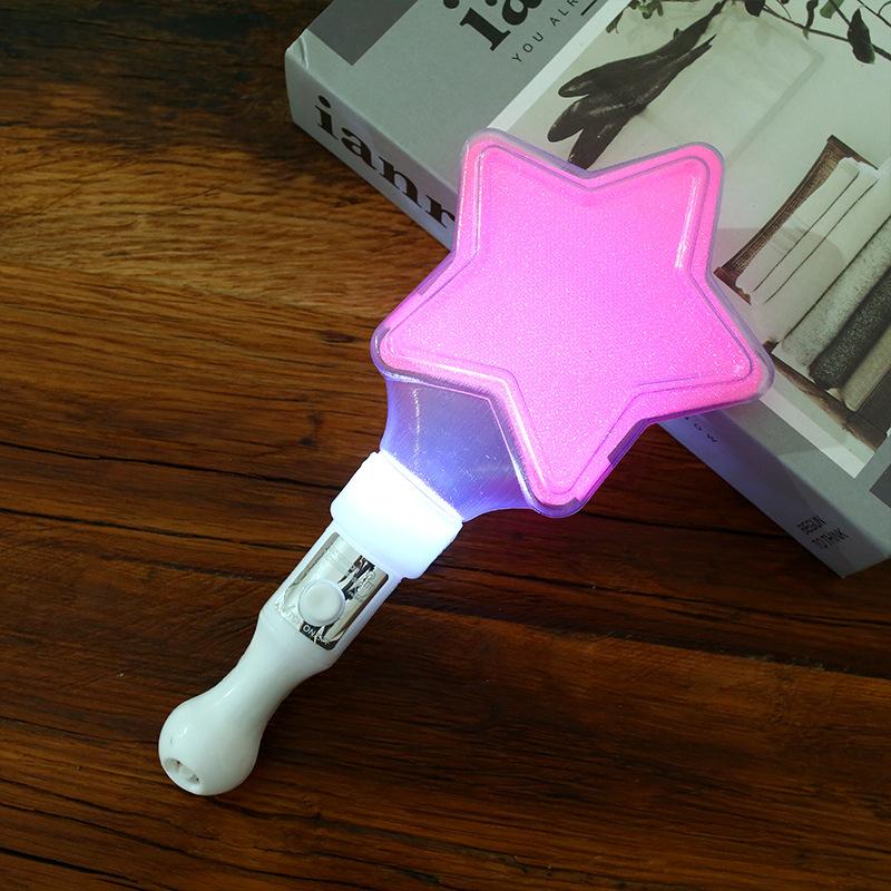 1-10pcs Kpop Lightstick Fluorescent Stick Concert Pentagram Glow Stick Handheld Flashing Rod Idol Idol Support Rods
