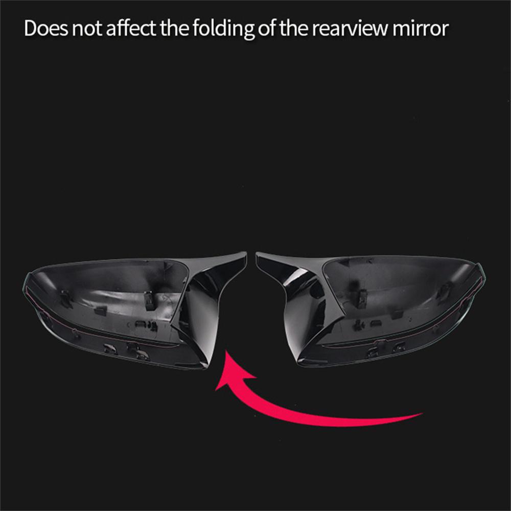 Глянцевые черные накладки на зеркала подходят для BMW G20 G21 G22 G23 G30 G38 стиль M RHD