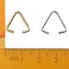 iron Triangle Open Jump Rings gold, silver 15mm Split Rings  Jewelry Accessories