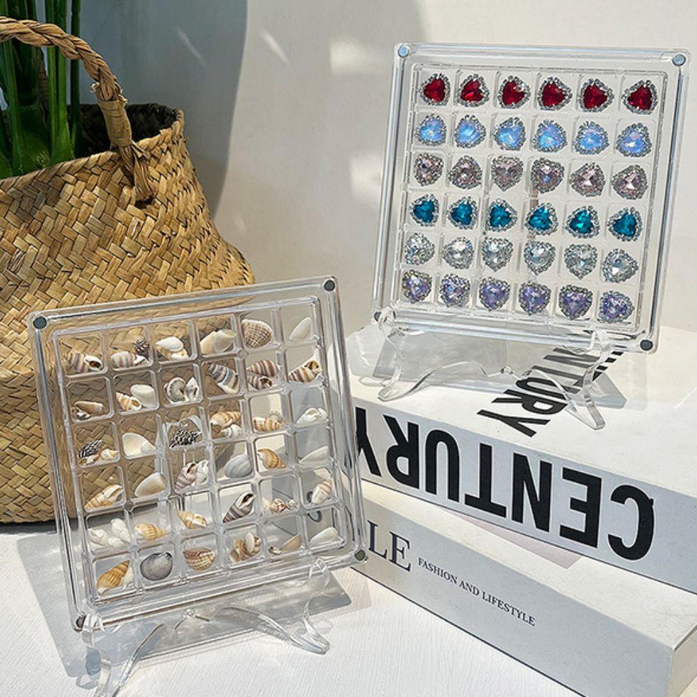 Acrylic Seashell Storage Box Multifunctional Beads Collection Box  Jewelry