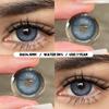 Eyeshare Синие цветные контактные линзы для глаз, натуральные линзы для глаз, серые контактные зеленые линзы, синие линзы, модные линзы, 1 пара