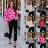 Winter Love Pullover Women's Knitted Sweater Women's Plus Size Loose Sweater Women