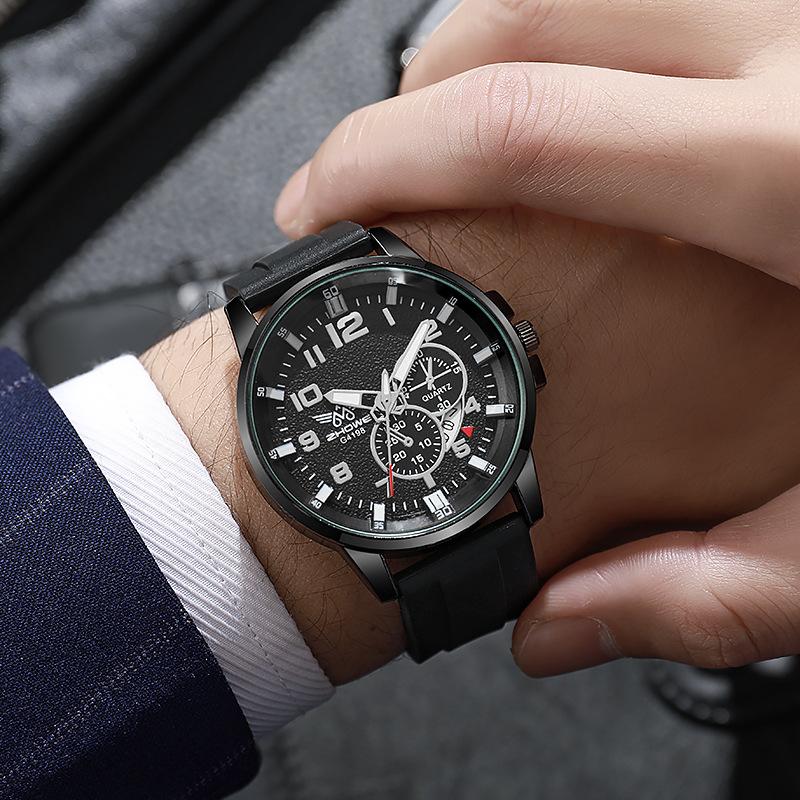 Модные стили мужские часы кварцевые наручные часы деловые поясные часы для мужчин светящиеся водонепроницаемые мужские часы