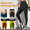 Брюки для сауны для женщин, спортивные леггинсы с высокой талией, компрессионные брюки для похудения, горячие термотренировки, тренировочные капри, брюки для фитнеса, формирователь тела