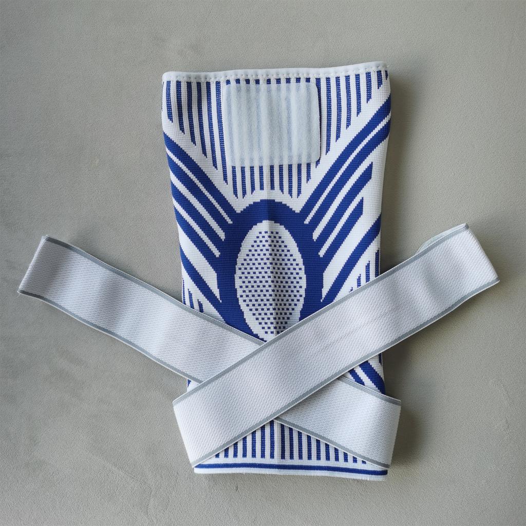 1 шт. мужские компрессионные спортивные наколенники для кроссфита, фитнес-экипировка, эластичный наколенник для баскетбола и волейбола с длинными ремнями