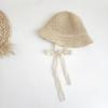 1PC Fashion Lace Baby Hat Summer Straw Bow Baby Girl Cap Beach Children Panama Hat Princess Baby Hats and Caps for Kids