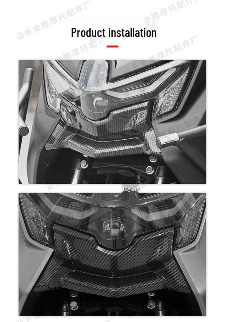 2025 Yamaha NMAX155 Декоративный ветроотражатель-спойлер с гидрографическим покрытием
