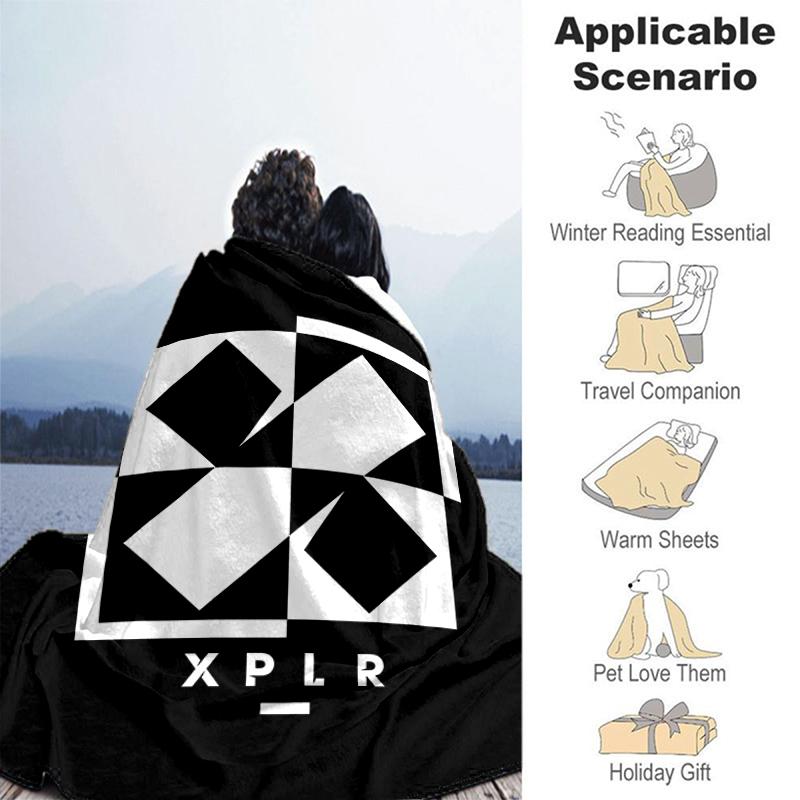 1pc Blanket Sam and Colby Print Design, Lightweight Blanket for Sofa, Bed- Soft &Warm, Gift for All Seasons like Christmas, Halloween