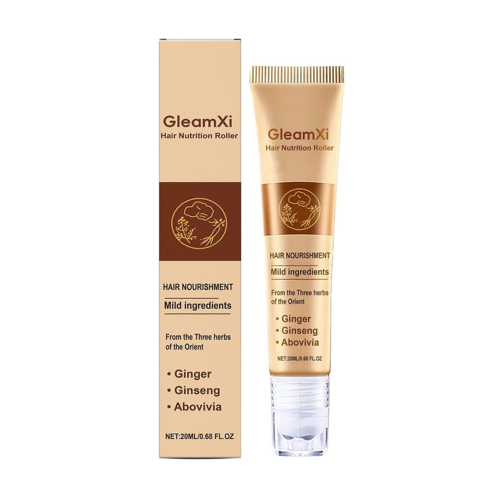 Gleamxi Hair Care Roll-On Essence, Gentle And Moisturizing, Smooth And Lightweight Hair, Adds Shine, Portable Hair Care Application
