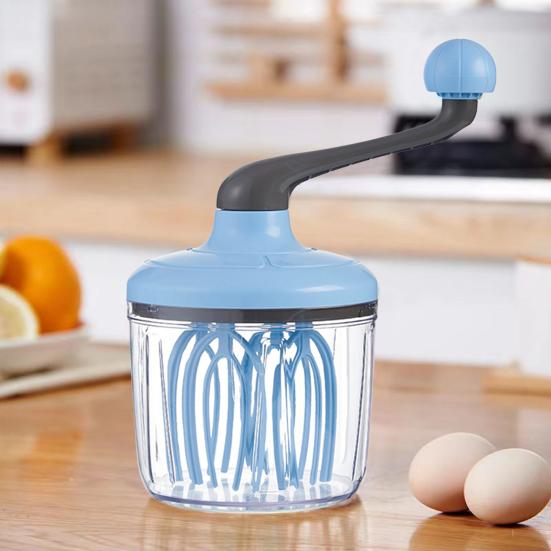 Ручной венчик для взбивания яиц для кухни, кафе, пекарни, прочный крем, полуавтоматическая машина для вспенивания яичного белка