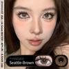 Eyeshare 2pcs Blue Natural Color Contact Lenses for Eyes Brown Lenses Colorcon Korean Lenses Yearly Beauty Brown Eye Contacts