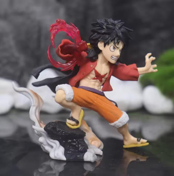 18 см One Piece Monkey D. Луффи Луффи Фигурки Боевой Стиль Фигурки Действия Коллекция Аниме ПВХ Модель Куклы Игрушки Детские Подарки на День Рождения