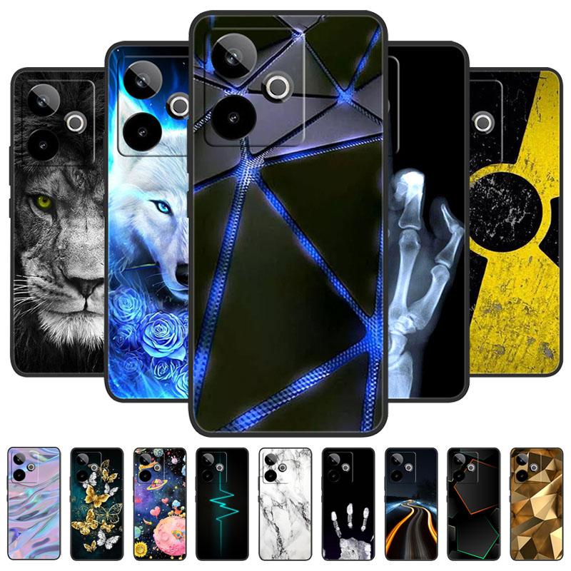 Для Realme GT 7 7T Чехол Модный Рисунок Мягкий Силиконовый Корпус Защита Задняя Крышка Для Realme GT7 T Ударопрочный Funda Coque