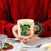 Креативная новогодняя кружка Год Дракона Кружка Год Дракона Подарок Керамическая чашка в китайском стиле с крышкой Ложка Новогодний сувенир Кофейная чашка