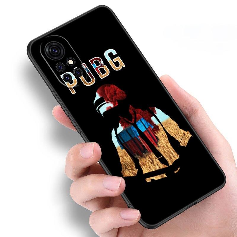 Чехол для игры Pubg для Huawei NOVA 8 9 Pro 8i 7i 7SE Y60 5T Mate 40 30 20 10 Lite Honor 50 30 Premium Pro Plus 30S, черный мягкий чехол