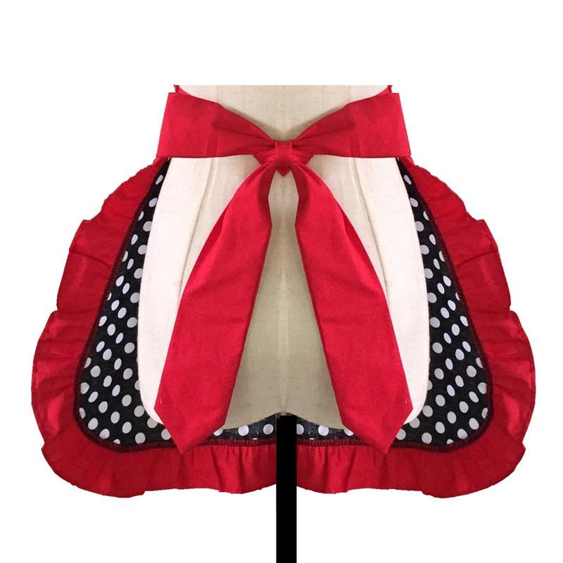 Короткий фартук-полупояс "Милая принцесса" из хлопка для женщин, для дома, кухни, садовых работ