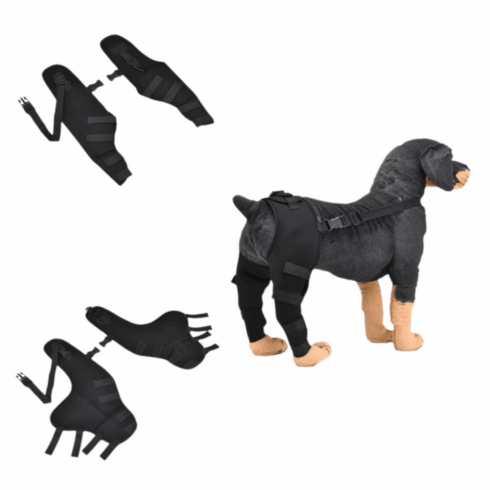 Adjustable Dog Knee Brace Comfortable Dog Leg Support Brace Pet Joint Protectors Wound Protection
