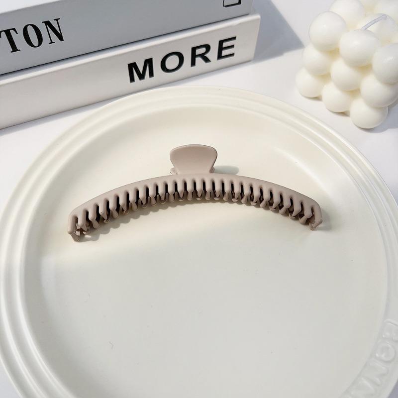 Зажим-краб матовый класса люксЖенственный шарм Заколка-акула для прически сзади на голове Аксессуар для волос